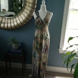 WOMANS MAXI DRESS LARGE MADE IN USA